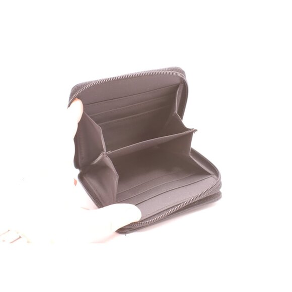 Liz Claiborne Crazy Horse Black Wallet Zip Snap Bi-Fold ID Card Holder Organizer - Picture 8 of 14